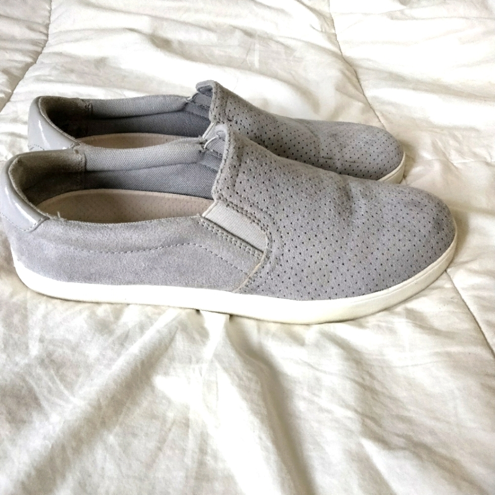 Dr Scholl's be free women's size 7 textured gray slip-ons